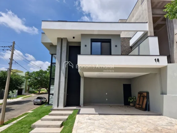 Imagem Residência moderna no Condomínio Flor da Serra, com 290m² de área construída em terreno de 340m...