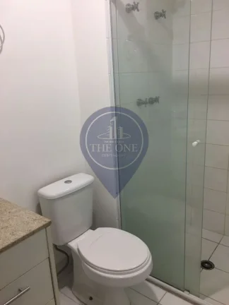 Imagem Apartamento à venda ou locação no Centro de SP: 1 quarto, 1 sala, 2 banheiros, 1 vaga de garagem, 46m² de área.