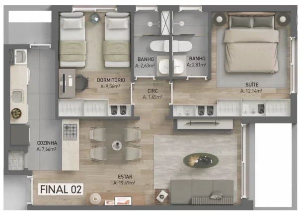 Imagem Apartamento à venda no bairro Petrópolis - Porto Alegre/RS