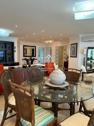 Imagem Apartamento de luxo para locação no Jardim Astúrias, Guarujá-SP: 4 quartos, 4 suítes, 3 salas, 5 banheiros, 3 vagas, 350m².