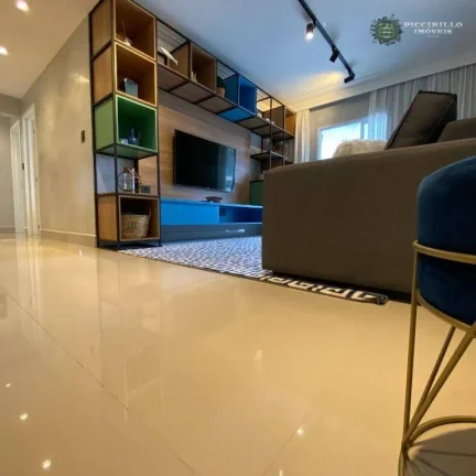 Imagem Apartamento Frente Mar com 3 dormitórios, sendo 3 suítes à venda, 166 m² por R$ 1.950.000 - Aviação - Praia Grande/SP