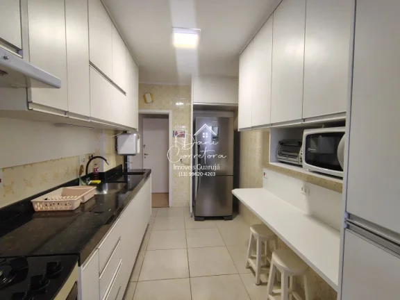 Imagem Imperdível: Apartamento à venda em Guarujá-SP, Pitangueiras! 2 quartos, 2 salas, 2 banheiros, 1 vaga, 86m².