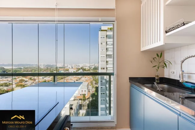 Imagem Apartamento Mobiliado à venda com 1 dormitório e 1 vaga na Vila Leopoldina - Portaria 24 hs, Edifício com Lazer e Gerador