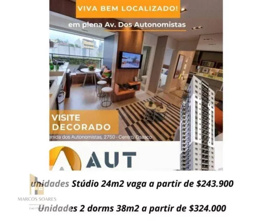 Imagem Apartamento à venda em Osasco, Centro, com 1 quarto, 24m2