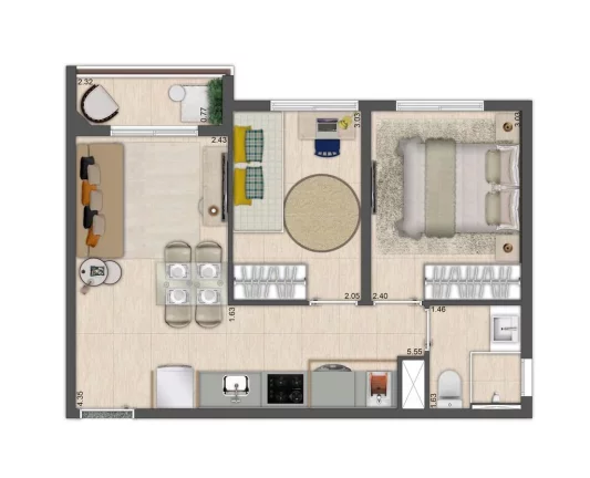 Imagem Apartamento à venda no bairro Vila Parque Jabaquara - São Paulo/SP