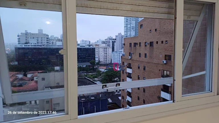 Imagem Apartamento com 1 dormitório à venda, 49 m² por R$ 450.000,00 - Aparecida - Santos/SP