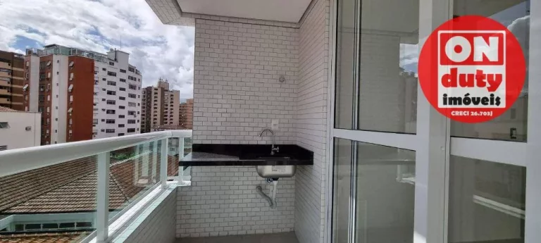 Imagem Apartamento com 2 dormitórios à venda, 76 m² por R$ 970.530,00 - Ponta da Praia - Santos/SP