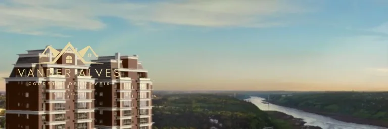 Imagem Luxuoso Apartamento à Venda no Centro de Foz do Iguaçu-PR 3 Quartos, 3 Suítes, 3 Salas 2 Vagas 148,82 m² Grande Rio Resort Residence