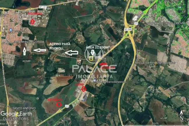 Imagem Excelente área em Limeira com 21.271,70m² - perímetro rural.A Palace Imobiliária Ltda tem mais o...