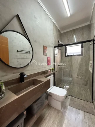 Imagem Casa nova no Condomínio Aurora em Paulínia em terreno de trezentos metros com três quartos sendo ...