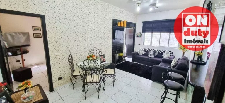 Imagem Apartamento à venda, 55 m² por R$ 530.000 - Boqueirão - Santos/SP