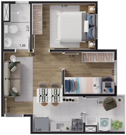 Imagem APARTAMENTO RESIDENCIAL em São Paulo - SP, Guaianases
