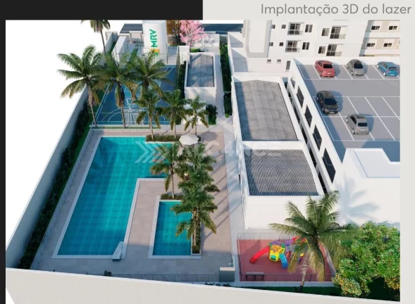 Imagem Apto - 1 Quarto - 47,80 m² - Ponta de Campina, Cabedelo/PB