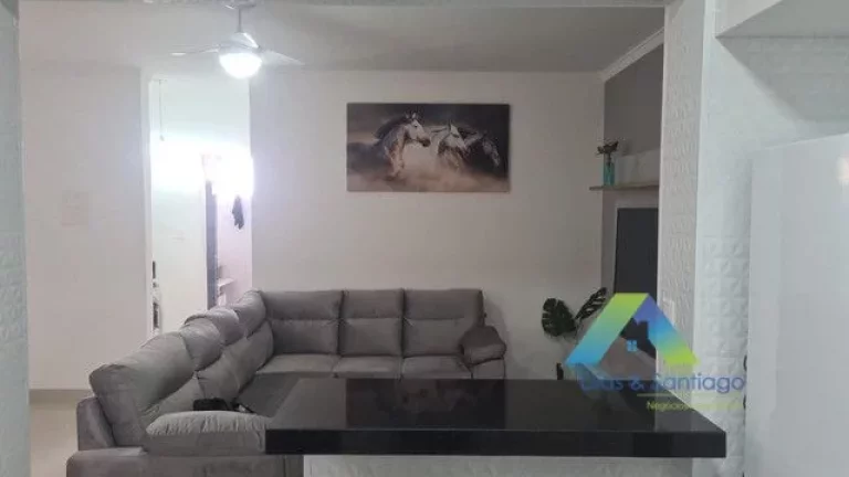 Imagem CENTRO DE RUDGE RAMOS MOBILIADO Apartamento 48 metros, sem vaga excelente localização e valor !