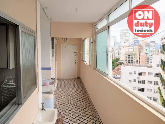 Imagem Apartamento com 3 quartos à venda, 198 m² por R$ 1.800.000 - Boqueirão - Santos/SP