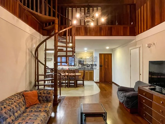 Imagem Cobertura Duplex em Capivari, 2 suítes, mezanino com lazer interno