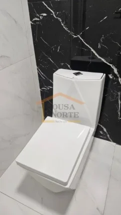 Imagem Sobrado com 3 dormitórios, sendo 1 suíte, lavabo, 2 banheiros e garagem para 2 veículos. Os ambie...