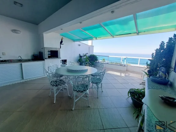 Imagem Apartamento cobertura duplex frente mar com 4 dormitórios, 310 m²