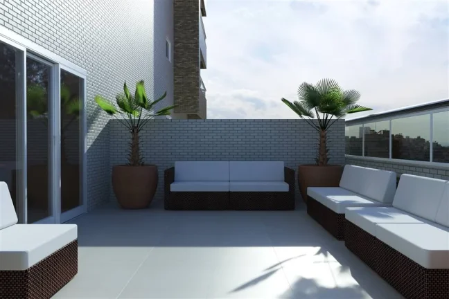 Imagem APARTAMENTO COM 47.57 m² - BOQUEIRAO - PRAIA GRANDE SP