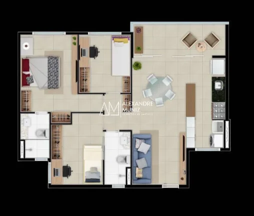 Imagem Be.live Residence, apartamentos à venda no Mucuripe, Fortaleza-CE.