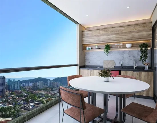 Imagem APARTAMENTO COM 130 m² - FORTE - PRAIA GRANDE SP