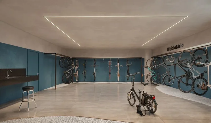 Imagem Uapé é um projeto com influências modernistas, que flutua na rua que leva o nome de um rio: Pará...