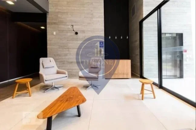 Imagem Studio para locação em Pinheiros, São Paulo-SP: 1 quarto, 1 suíte, 2 salas, 2 banheiros, 1 vaga, 38m². Venha conferir!