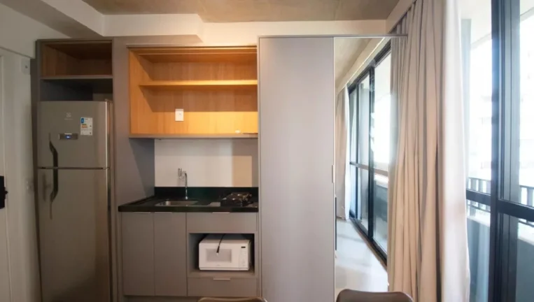 Imagem Apartamento para Locação em São Paulo, Cerqueira César, 1 dormitório, 1 banheiro