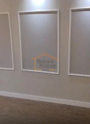 Imagem Sala comercial, piso frio, divisória, 2 banheiros, sacada e 1 vaga de garagem. 64m².
Ideal para es...