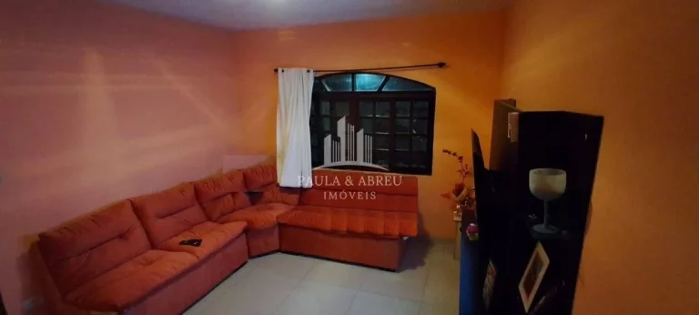 Imagem Lindo Sobrado125m², 3 Dormitórios, 2 Banheiros, Sala e Cozinha Grande, 4 Vagas + 2 Cômodos com Banheiro nos fundos no Jardim Primavera, Mauá-SP