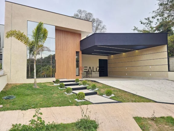 Imagem Casa térrea com 3 suítes à venda, 190 m² por R$ 1.790.000 - Condomínio Com Lago - Indaiatuba/SP