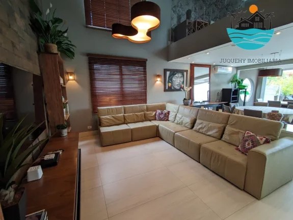 Imagem Aluguel de Temporada Juquehy - 4 suítes, piscina/churr. Privativa, 50m da praia, acomodação 14 pessoas, 03 vagas de auto | Juquehy Imobiliária