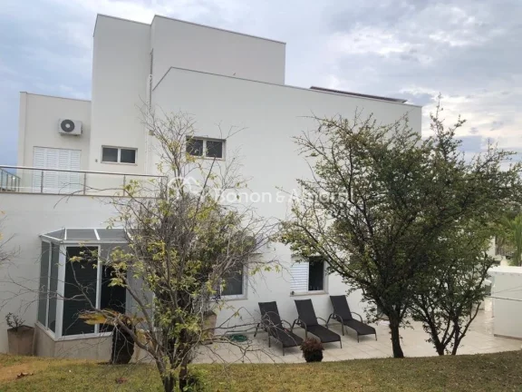 Imagem Venda , casa , condomínio Alphaville , em Campinas . 
Imponente casa à venda com área privativa d...