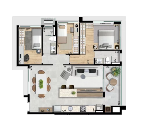 Imagem Dalí - Apartamento à venda no bairro Bacacheri - Curitiba/PR