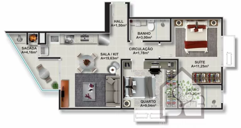 Imagem Apartamento em Construção no Itacorubi
