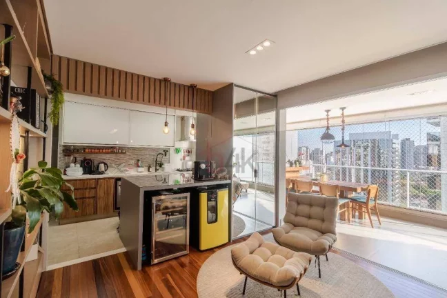 Imagem Apartamento de 134m² com 3 Suítes e Varanda Gourmet no Somma Brooklin