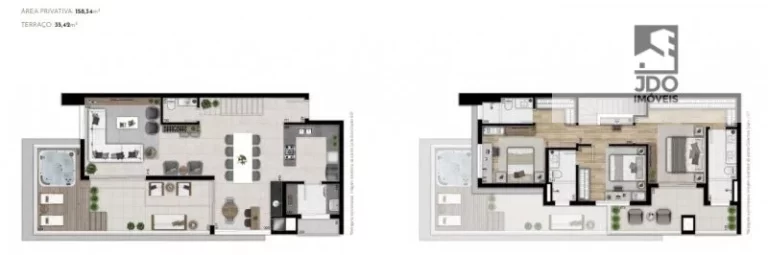 Imagem Cobertura Duplex a Venda no bairro Champagnat - Curitiba, PR