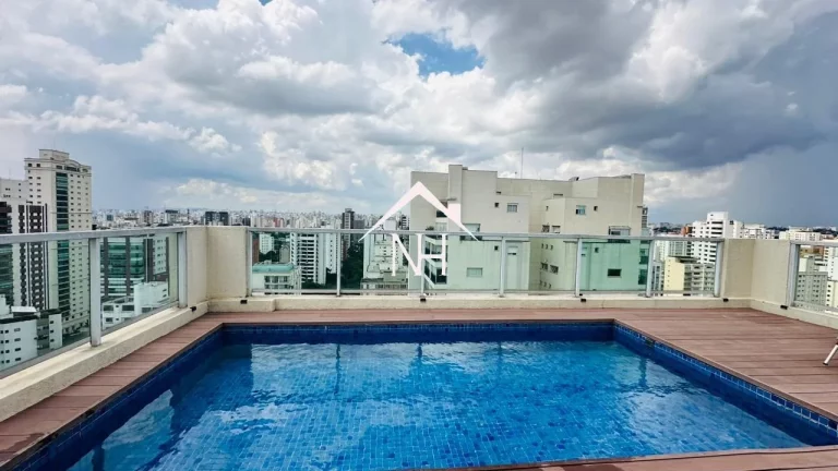 Imagem cobertura duplex de 370 m c/ 3 suítes (1 master), escritório, piscina privativa, 3 vagas com depósito, Churrasqueira, quadra, academia, brinquedoteca