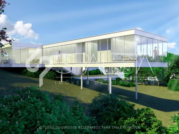 Imagem Casa de Vidro com ambientes amplos e sofisticados, descubra a exclusividade e o luxo no condomínio Terras de São José II em Itu