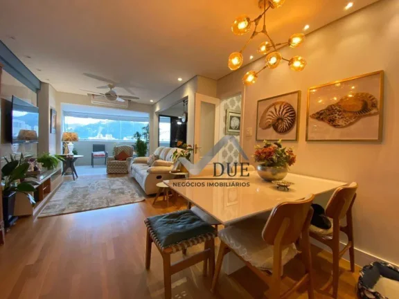 Imagem Apartamento com 3 quantos à venda, 125 m² por R$ 1.300.000 - Pompéia - Santos/SP