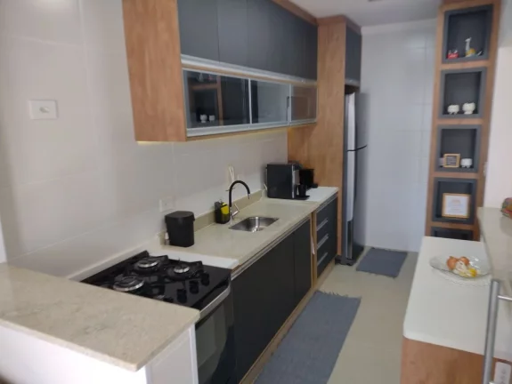 Imagem APARTAMENTO COM 2 DORMITÓRIOS À VENDA, 77 M² POR R$ 595.000 - CANTO DO FORTE - PRAIA GRANDE/SP