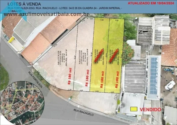 Imagem Terreno para Venda em Atibaia, Jardim Imperial