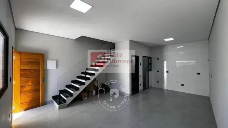 Imagem Sobrado para Venda em Santo André, Jardim Santo Antônio, 2 dormitórios, 2 suítes, 4 banheiros, 2 vagas