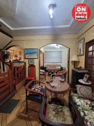 Imagem Casa com 4 dormitórios à venda - 347 m² por R$ 1.100.000 - Vila Matias - Santos/SP