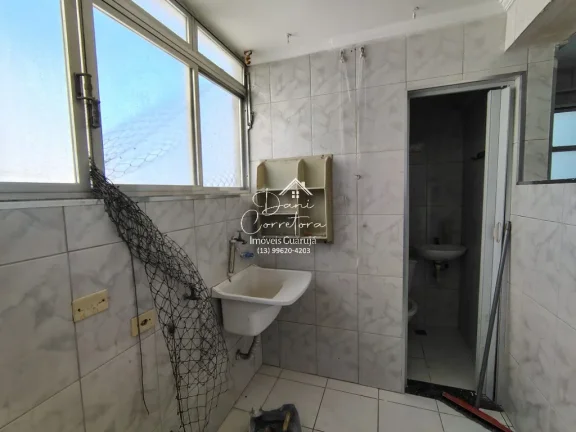 Imagem Aluguel de apartamento último andar Guarujá-SP, Pitangueiras: 2 Quartos, 1 Suíte, 2 Salas, 3 Banheiros, 1 Vaga de Garagem, 122 m².