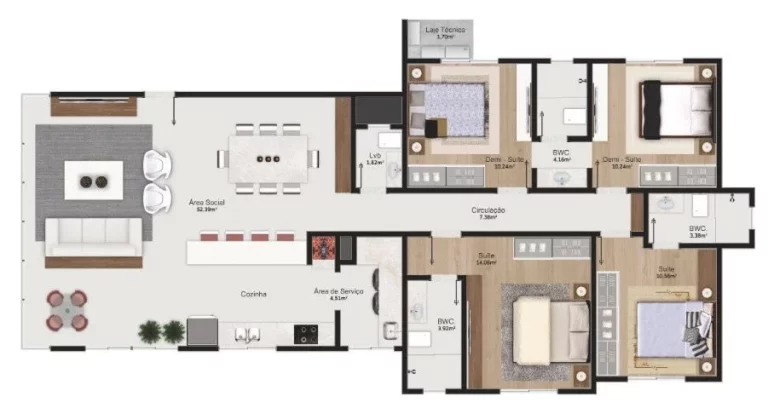 Imagem Costa Esmeralda Residence - Apartamento à venda no bairro Pioneiros - Balneário Camboriú/SC