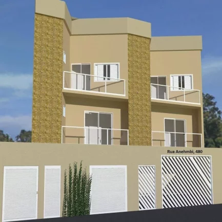 Imagem Sobrado com 3 dormitórios à venda, 142 m² por R$ 520.000,00 - Vila Curuçá - Santo André/SP