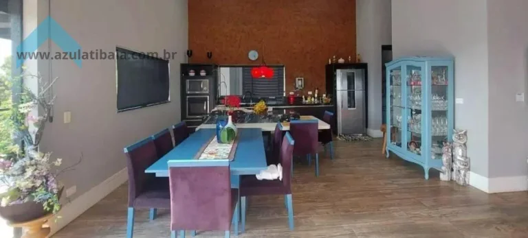 Imagem Casa de luxo no Porto Atibaia  3 suítes, piscina e lazer