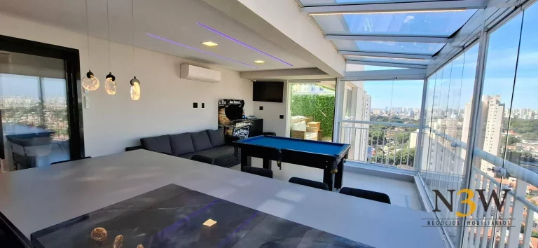 Imagem Cobertura à venda na Vila Leopoldina São Paulo com 188m² 3 dormitórios 3 suítes e 3 vagas de garagem