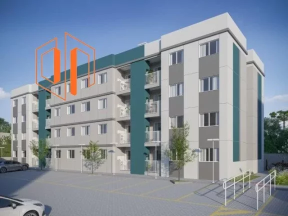 Imagem Apartamento para Venda em Pinhais, Jardim Amélia, 2 dormitórios, 1 banheiro, 1 vaga